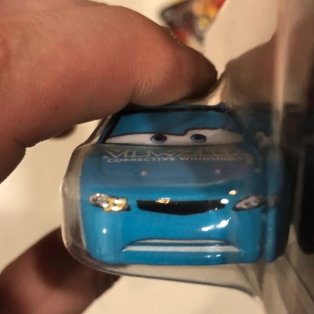 Mattel Pixar Cars Ryan Shields Die-Cast Toy Car - Teal and Yellow